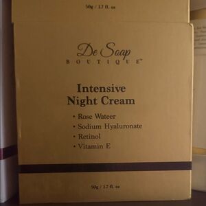 De Soap Boutique Intensive Night Cream